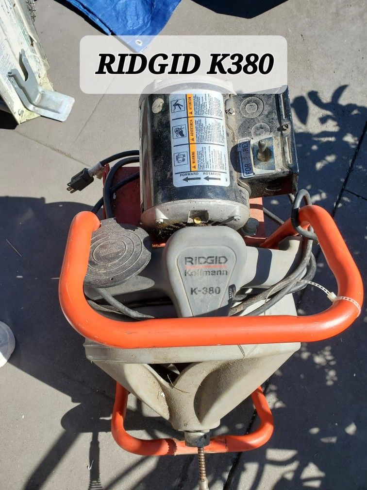 RIDGID K 380 DRAIN SNAKE AUGER for Sale in Federal Way, WA OfferUp