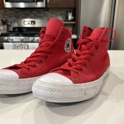 Red & White Chuck Taylor’s