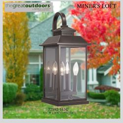 Minka Lavery Miner's Loft Outdoor Wall Light 72592-143C