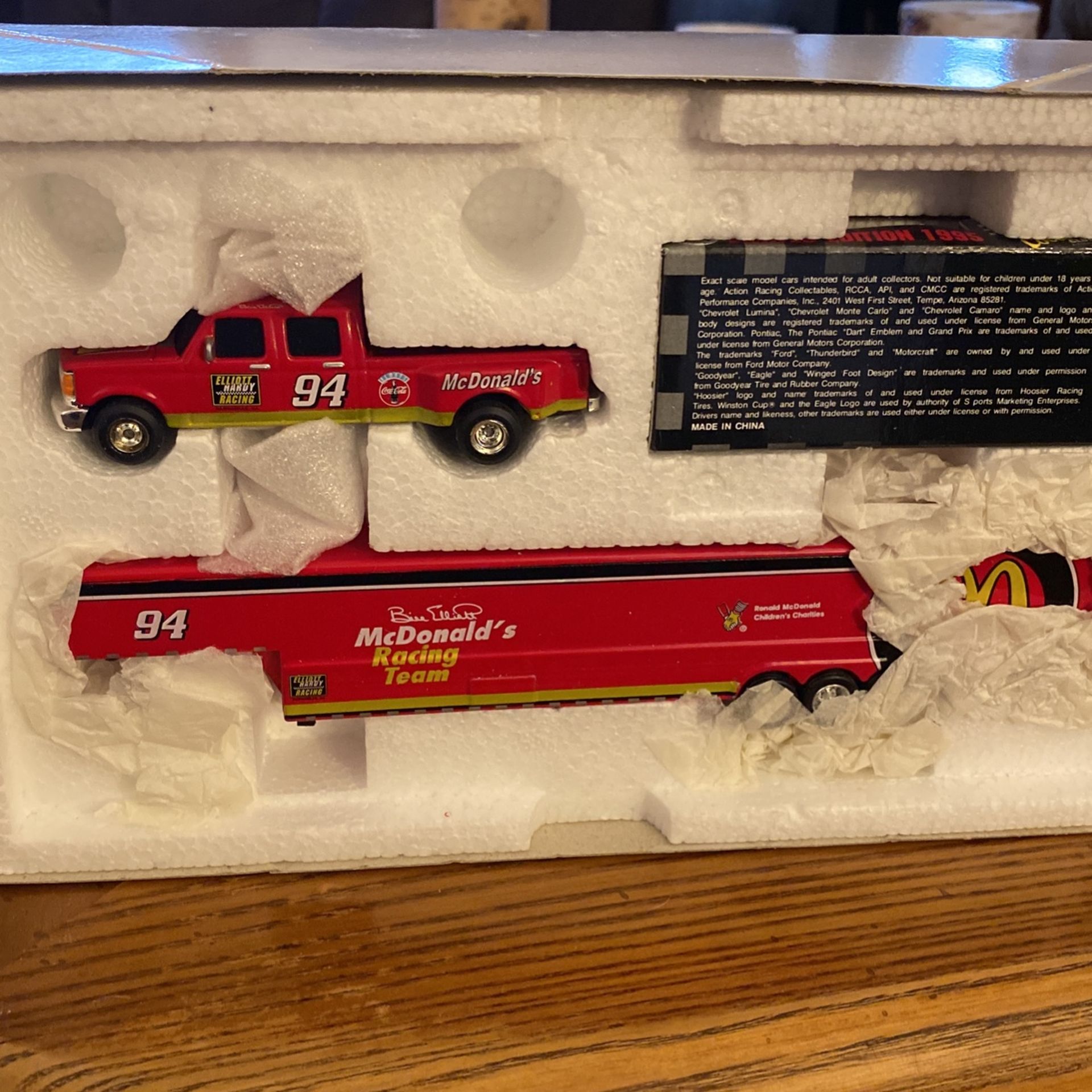Racing Action platinum series collectibles