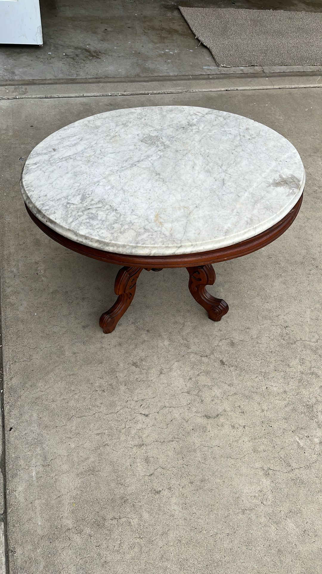Antique Marble Top Table