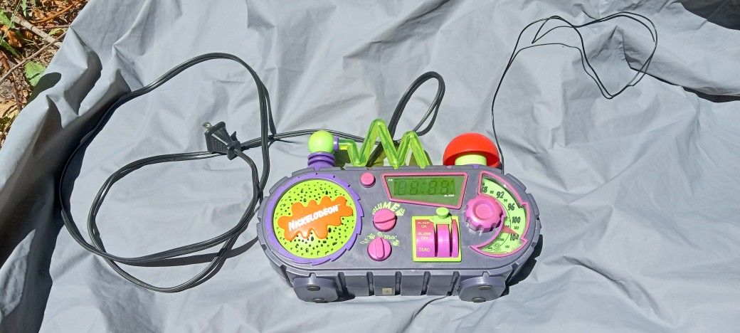 Nickelodeon alarm clock from the 90s