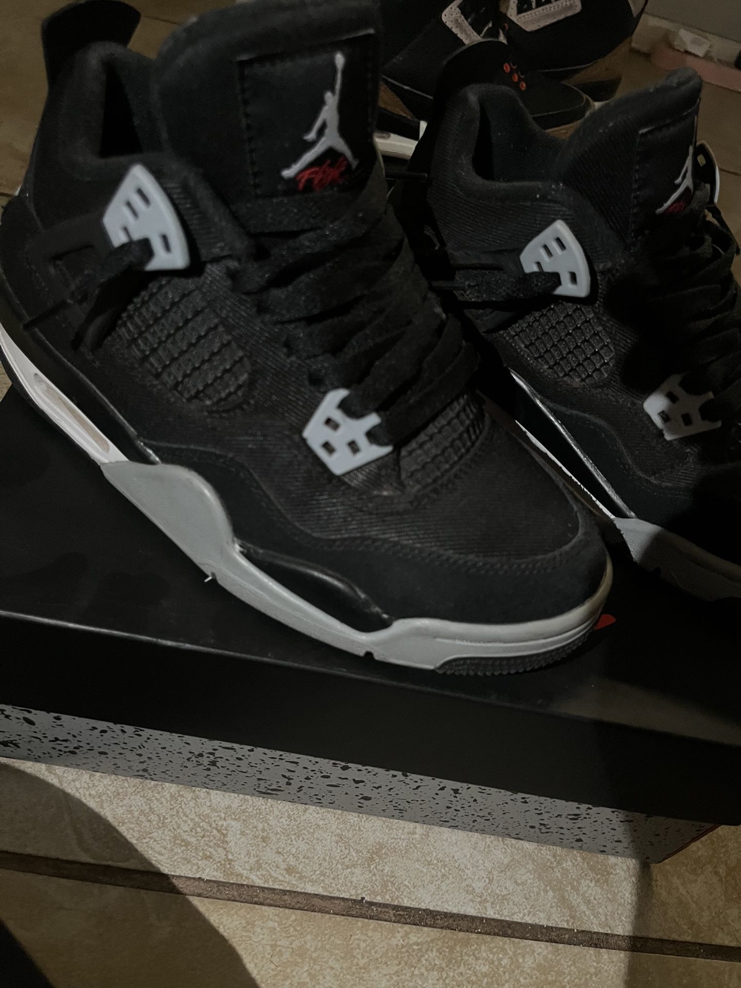 Jordan 4 “Black Canvas”
