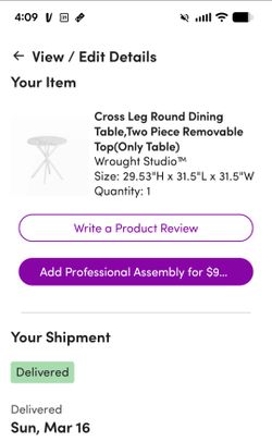 Brand New Dining Table