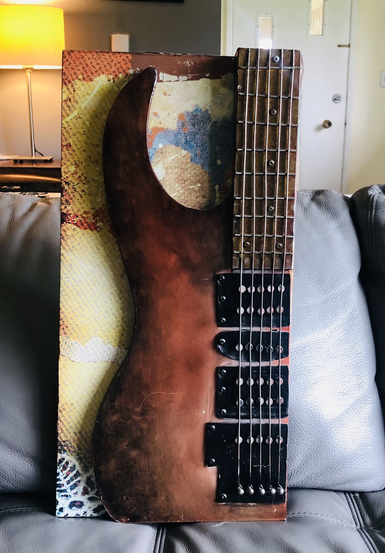 Metal Guitar Wall Art