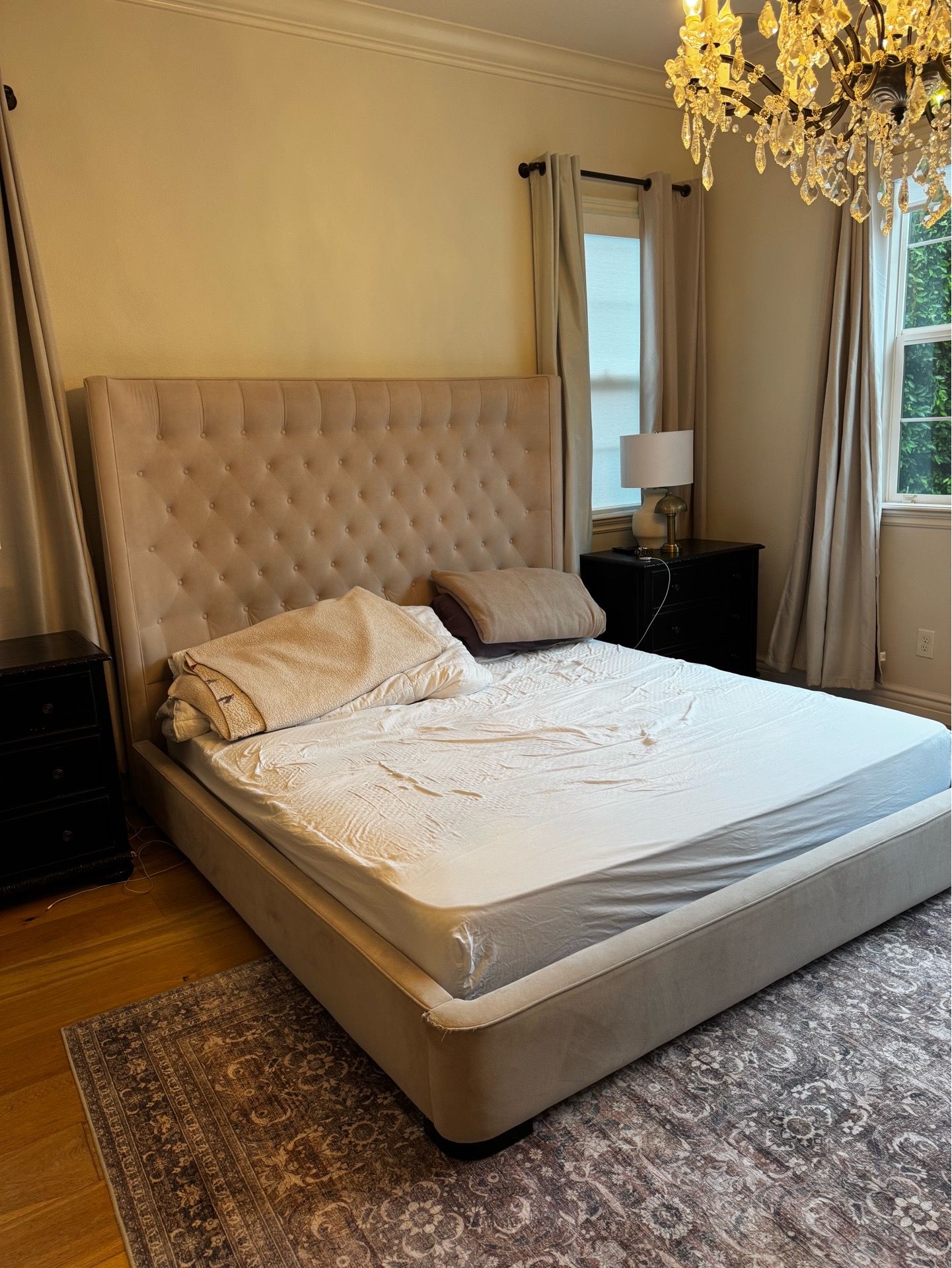 Upholstered Bed Frame King