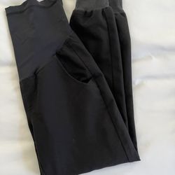 Figs Zamora Jogger Maternity Scrub Pant In Black Xs Petite