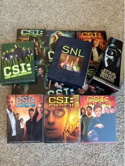 Bundle of DVDS CSI, Star Wars, SNL