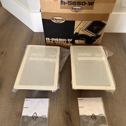 Klipsch (R-5650-W) In-Wall-Loudspeaker: Quantity of 2 - White Purchased for a project but did not use. Firm Price