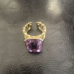 Pink Rhinestone Ring 