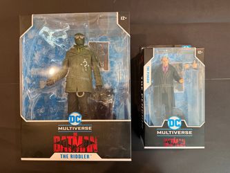 McFarlane DC Multiverse The Batman Riddler & Penguin Figures