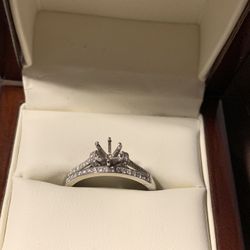 Engagement Setting And Wedding Band