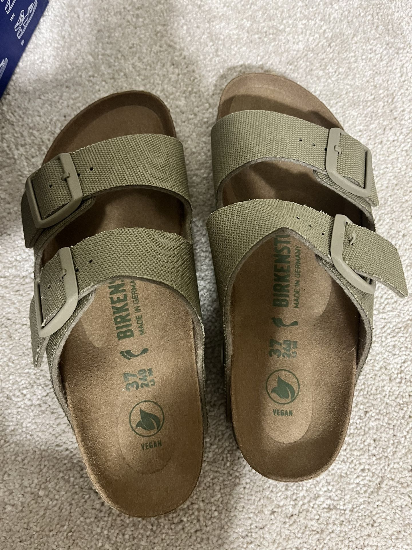 Brand New Birkenstock Faded Khaki Size 37