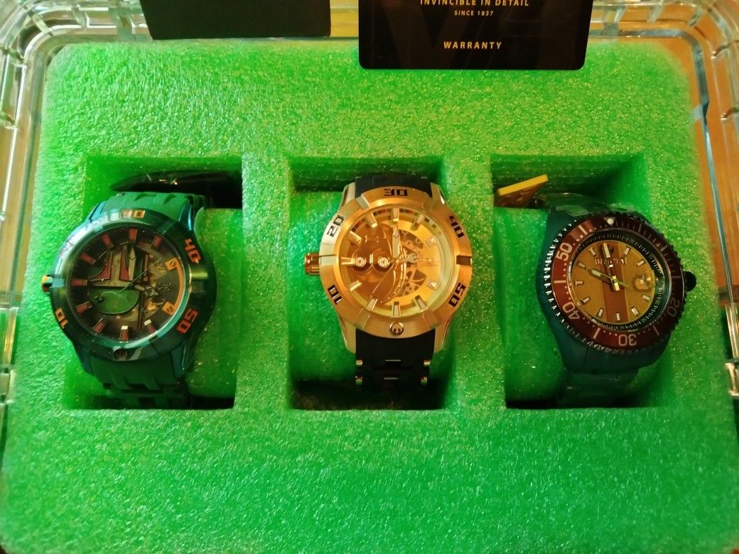 Star Wars Collector's Watch Set – Rare Invicta Timepieces!