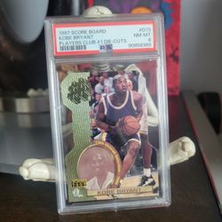 1997 Score Board Player's Club #1 Die-Cuts Kobe Bryant #D13 PSA 8 Card