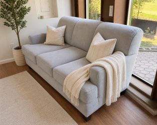 Modern Gray Sofa – Clean Minimal Design