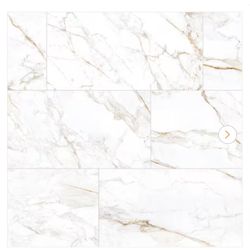 Kesler Marble Avorio 24 in. x 48 in. Polished Porcelain Floor and Wall Tile (15.5 sq. ft./case)