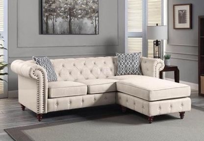 Brand New Beige Reversible Sectional
