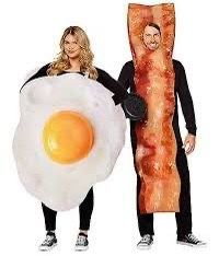 Duo Costume - Spirit Halloween Costume - Egg & Bacon
