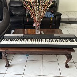Casio CDP-100 Digital Piano 88 Weighted Keys W/Power Supply.