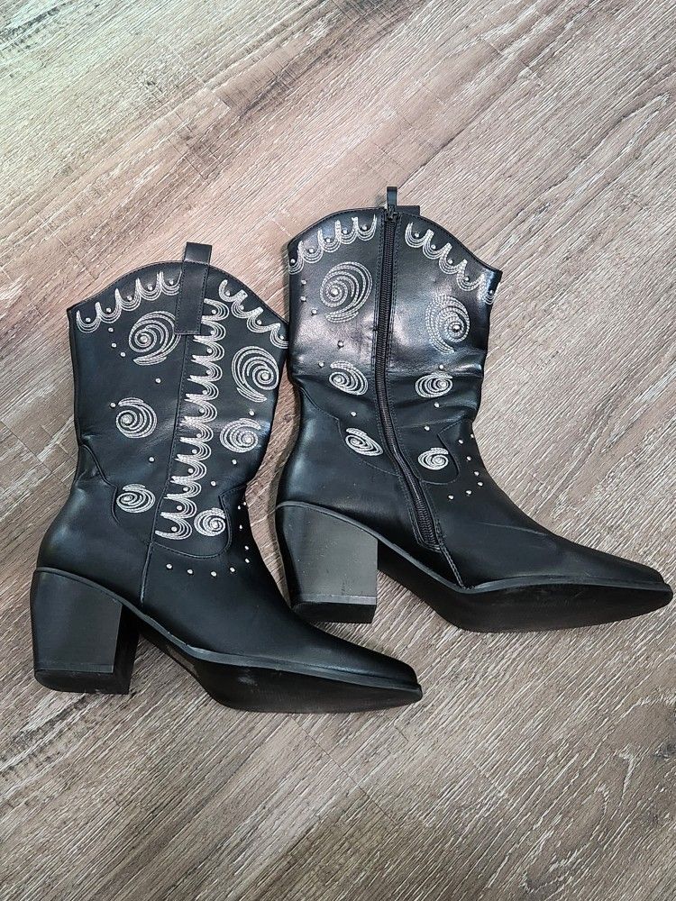 Womens Country Western Boots Size 8