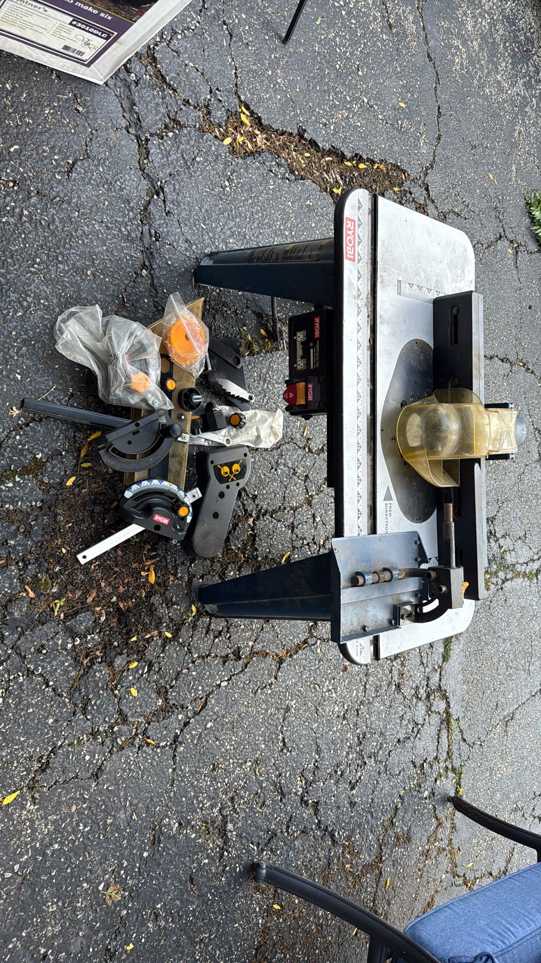 Ryobi Router Table And Accessories