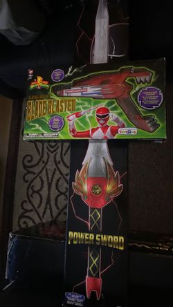 Red Power Sword And Red Blade Blaster 