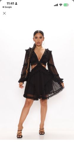 Ruffle mini dress ! Size Small