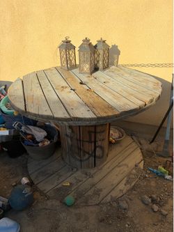 Large wood Spool