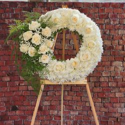Eternal Life Funeral Wreath 