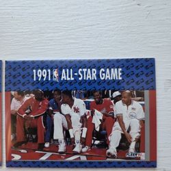 1991 NBA All Star Game Cards