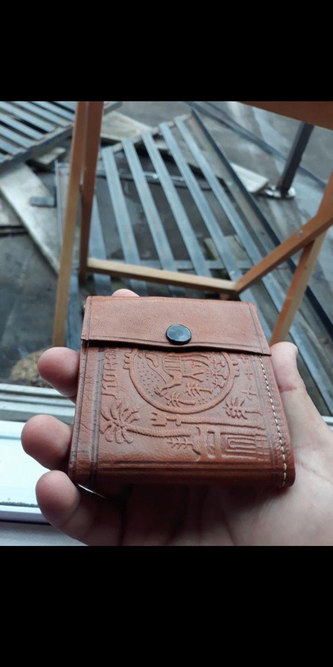 100% hnd made leather wallets.