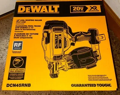 DeWalt 20V MAX 15-Degree Electric Cordless Roofing Nailer (Tool Only)