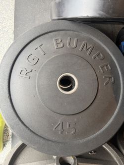 RGT 45 lb Bumper Plates (Pair)