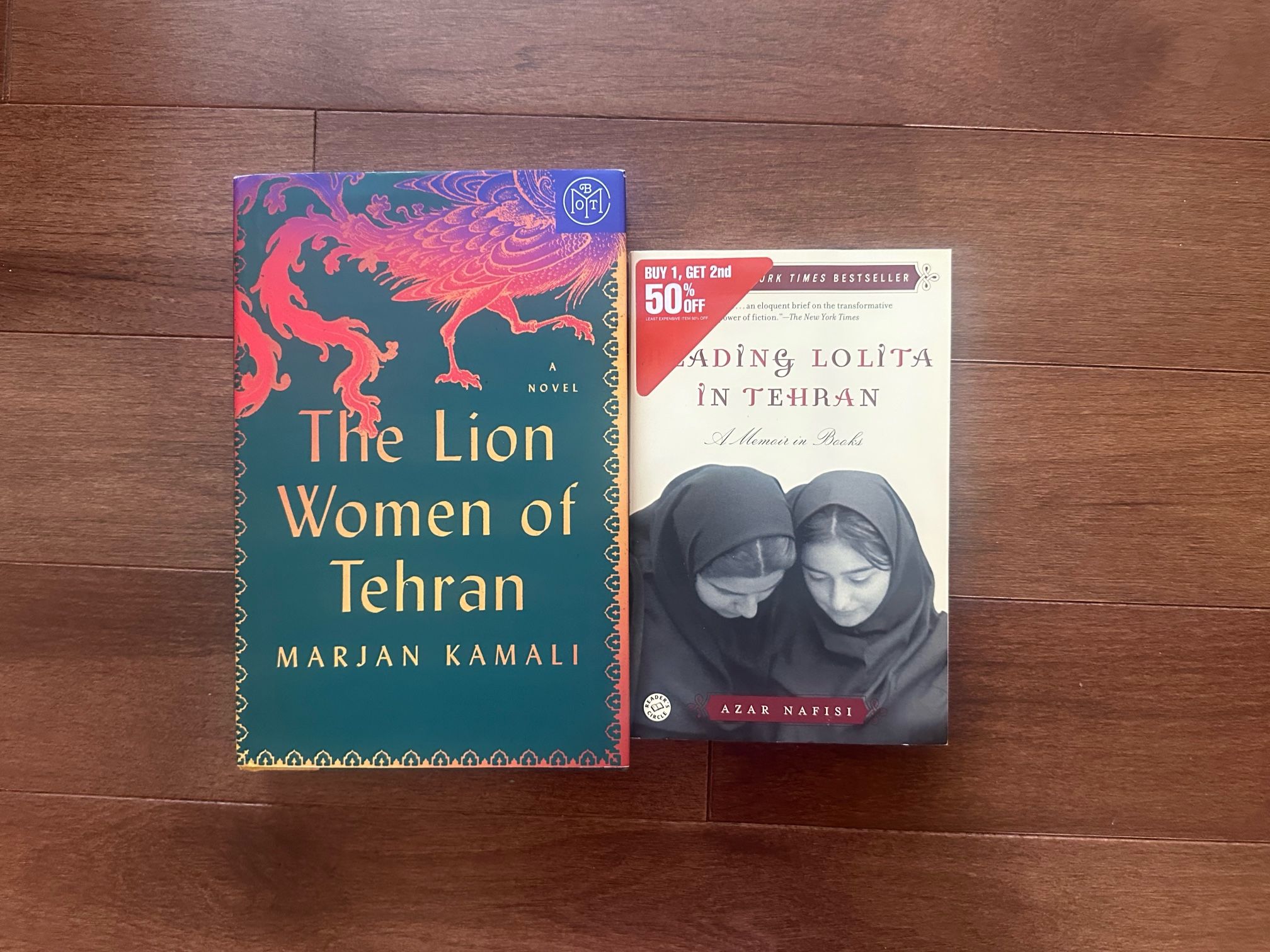 The Lion Women of Tehran by Marian Kamali. Like New 2024 HC + Reading Lolita, PB