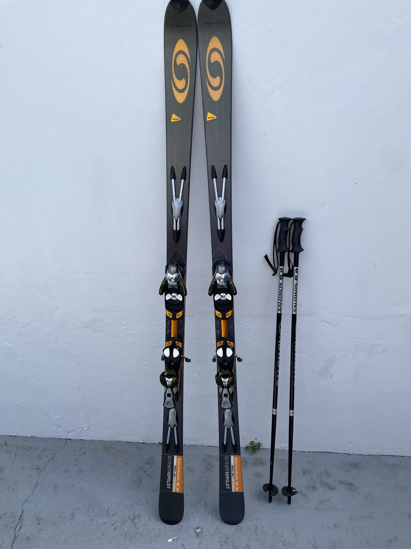 Salomon Scream10pilot 186cm Skis 