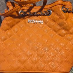 Kenneth Cole Reaction Orange Backpack Handbag
