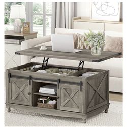 Grey coffee table