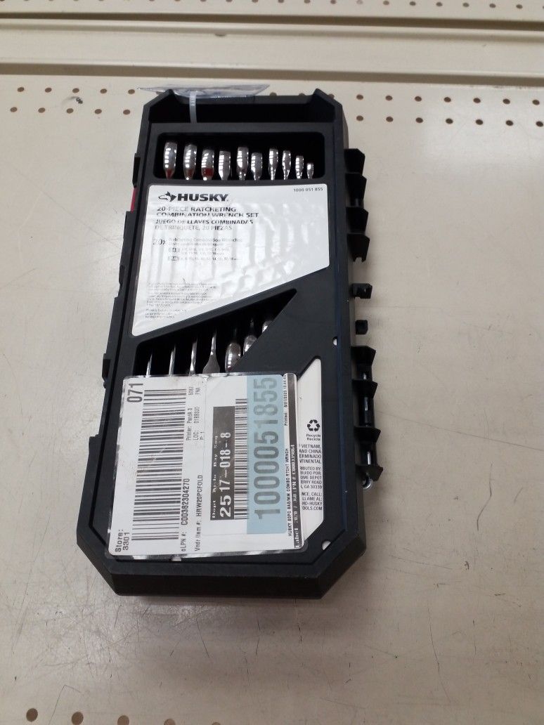 20 Piece Complete Husky Ratchet Set