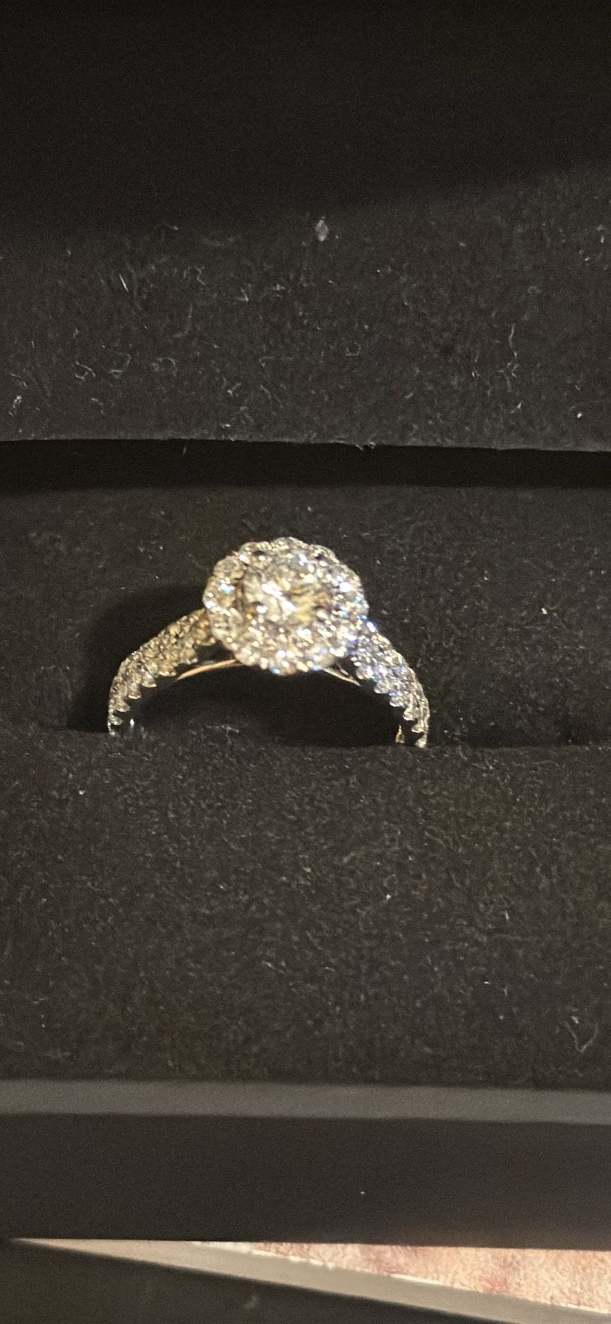 Kays Engagement Ring 1.25 Ct Tdw 14k Wg Size 5.5