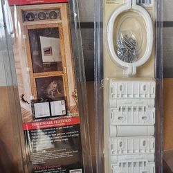 White Heavy Duty Screen Door Hardware Kit