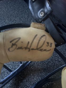 Autographed Bill Haselman Baseball catchers mask #33