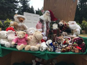 Huge collection ready for Christmas display.