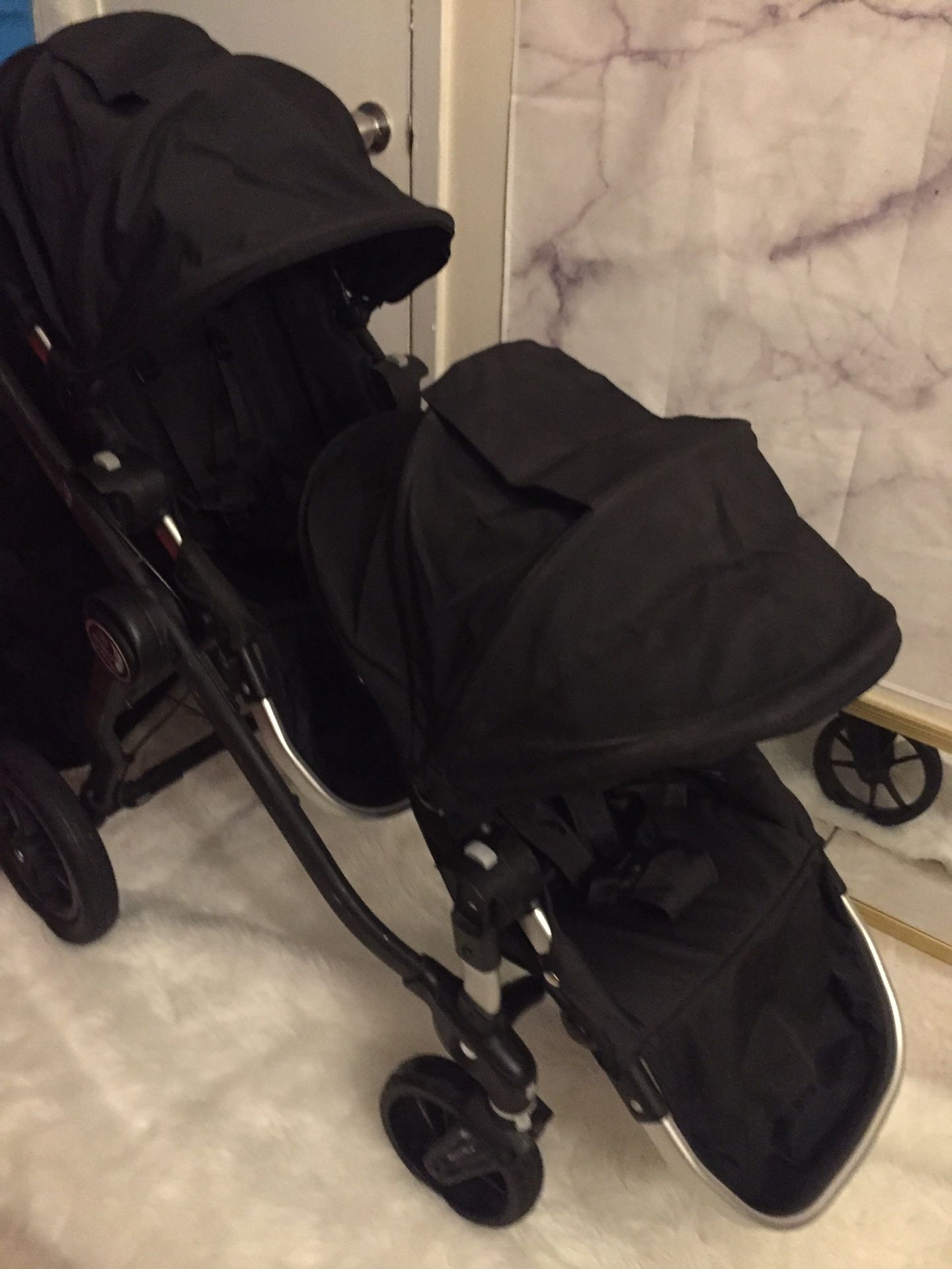 Baby jogger city select double extras
