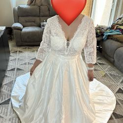 New Wedding Dress Size 16