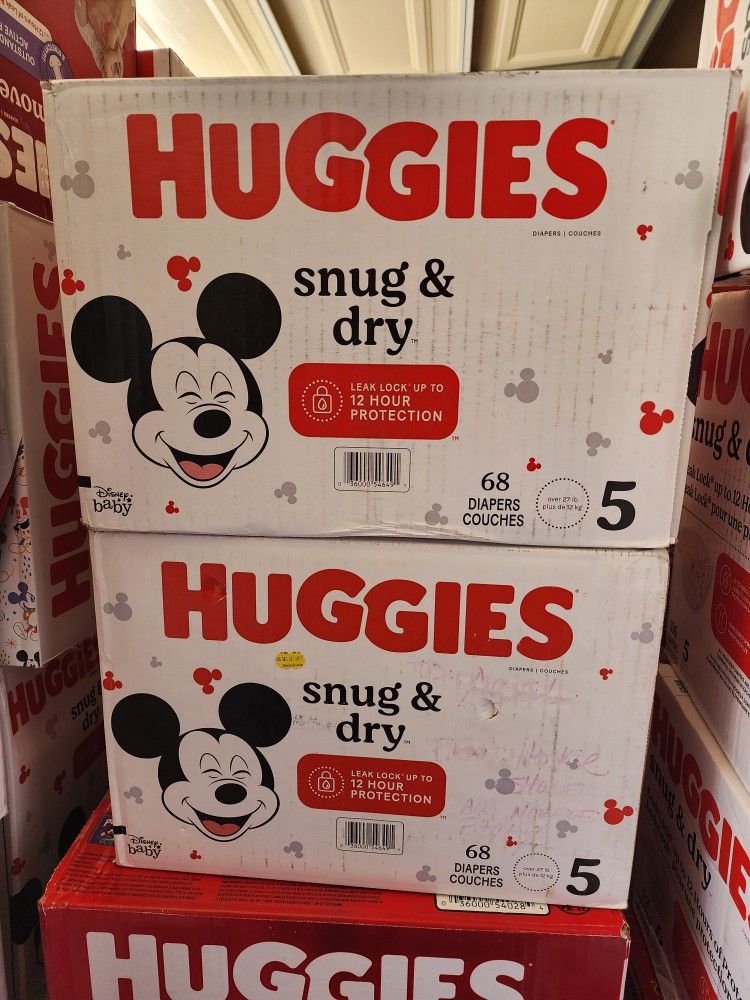 Huggies 5 $20 Each Box, Price Is Firm 
