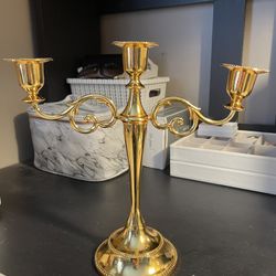Golden Candle Holder Wedding Decor