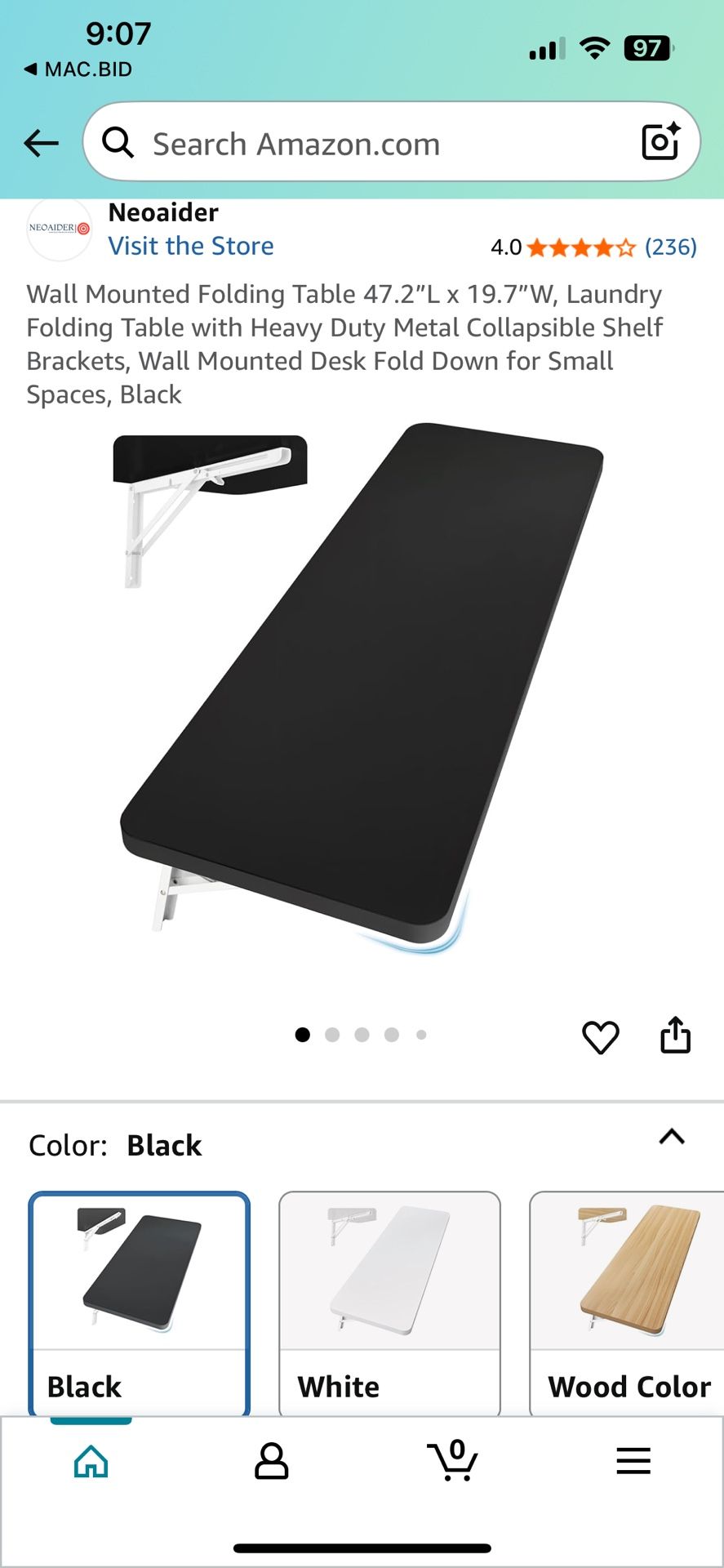Neoaider Wall Mounted Folding Table