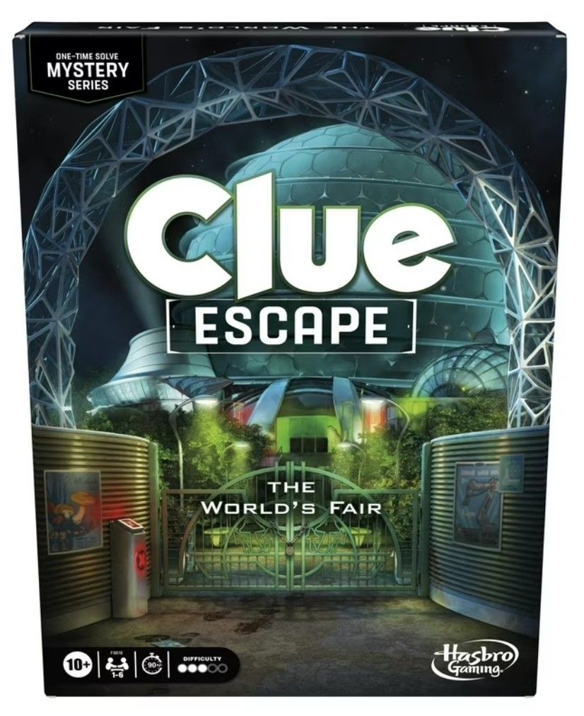 Clue Escape: The World’s Fair Board Game Escape Room 1-Time Solve Mystery Games