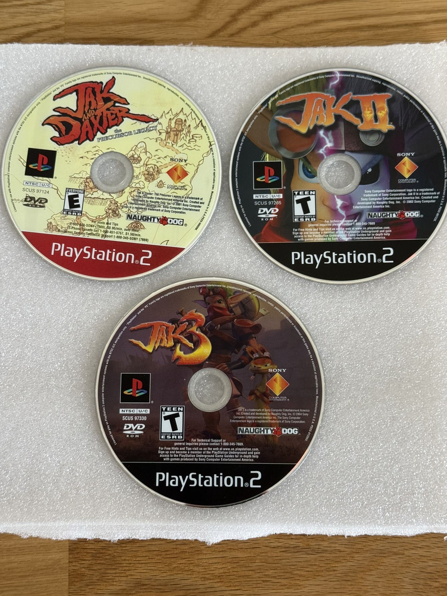Jak & Daxter 1-3 Trilogy PS2 PlayStation 2 Video Games 